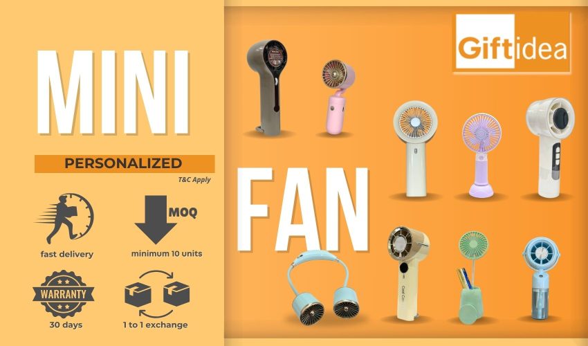 mini fan personalize gift idea door gift
