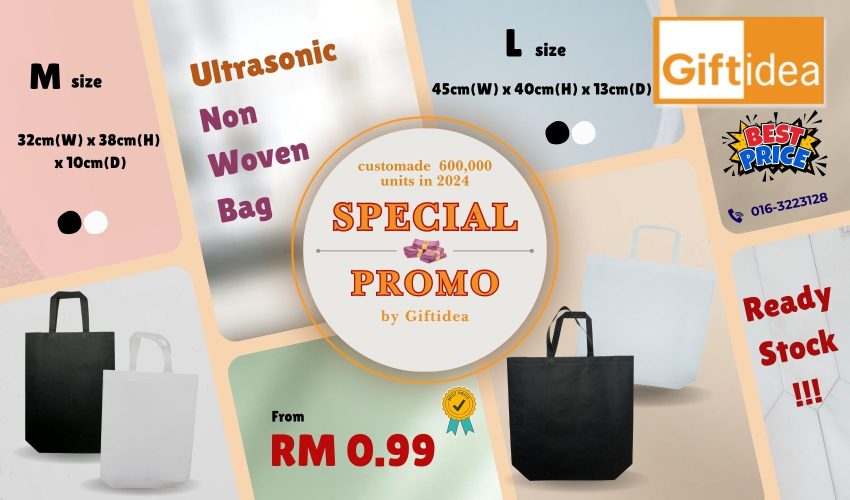 non woven bag customade recycle bag gift idea