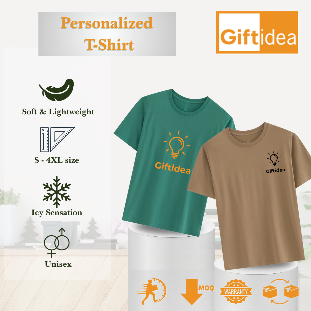 giftidea personalized t shirt icetech